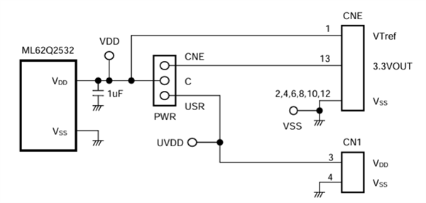 Schaltungsanordnung - ROHM Semiconductor RB-D62Q2532TB48 Referenzboard